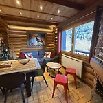 Le Grand Cerf En Rondins Avec Jacuzzi La Bresse