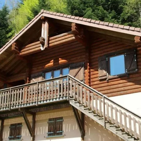 Chalet Le Grand Cerf En Rondins Avec Jacuzzi