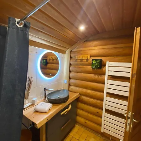 Le Grand Cerf En Rondins Avec Jacuzzi Chalet