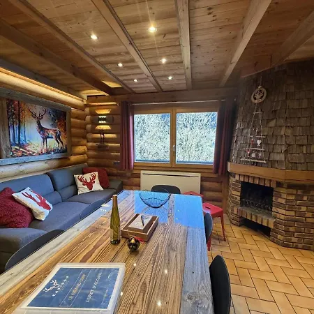 Alpehytte Le Grand Cerf En Rondins Avec Jacuzzi *