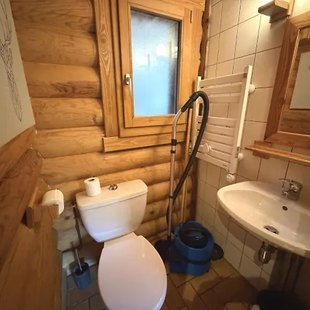 木屋 Le Grand Cerf En Rondins Avec Jacuzzi *