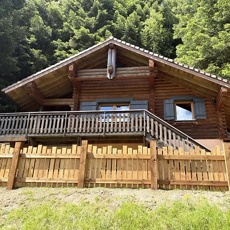 Alpehytte Le Grand Cerf En Rondins Avec Jacuzzi
