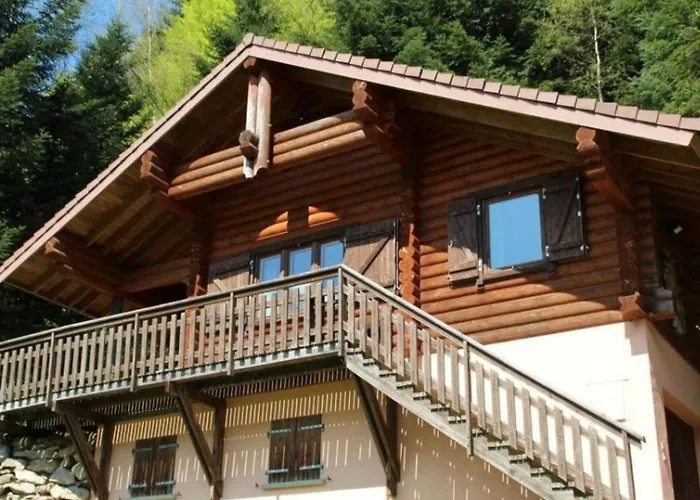 Horská chata Le Grand Cerf En Rondins Avec Jacuzzi