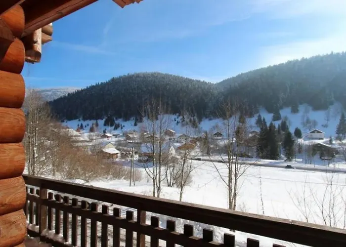 Horská chata Le Grand Cerf En Rondins Avec Jacuzzi