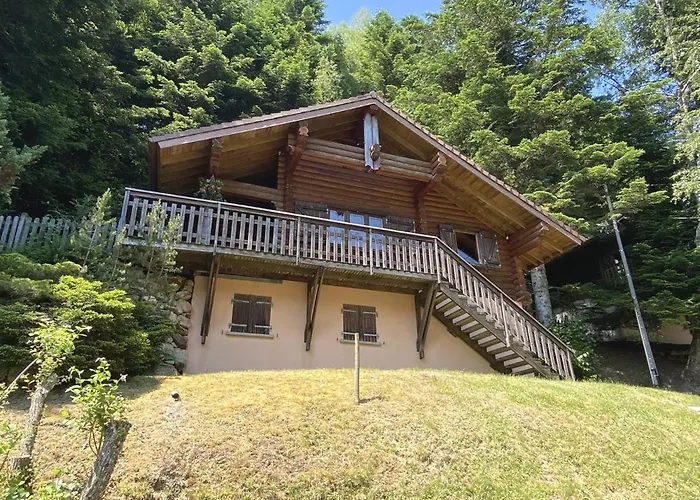 Horská chata Le Grand Cerf En Rondins Avec Jacuzzi La Bresse