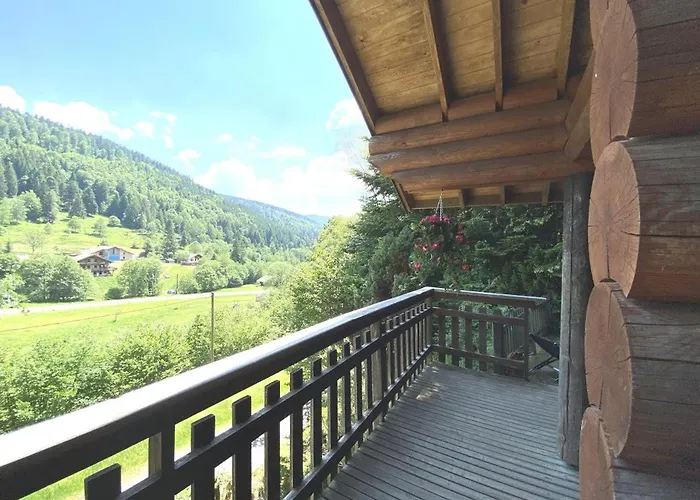 Horská chata Le Grand Cerf En Rondins Avec Jacuzzi