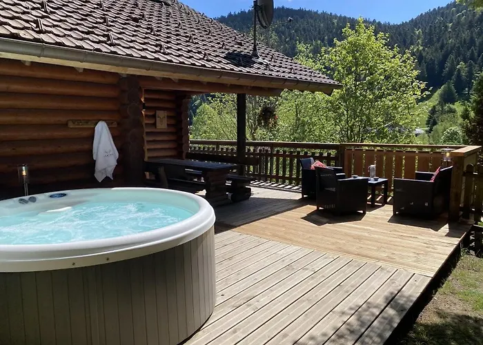Horská chata Le Grand Cerf En Rondins Avec Jacuzzi *