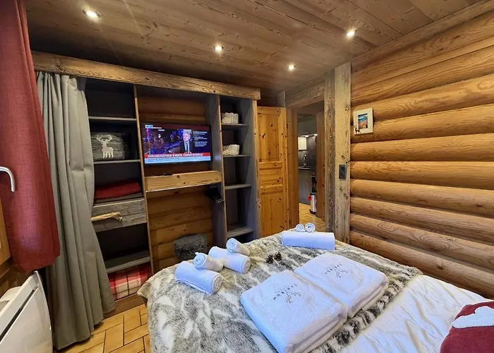 Le Grand Cerf En Rondins Avec Jacuzzi La Bresse