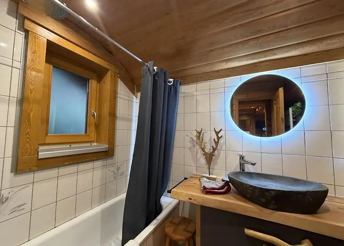 Le Grand Cerf En Rondins Avec Jacuzzi Horská chata La Bresse