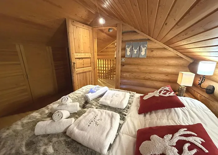 Le Grand Cerf En Rondins Avec Jacuzzi Horská chata La Bresse