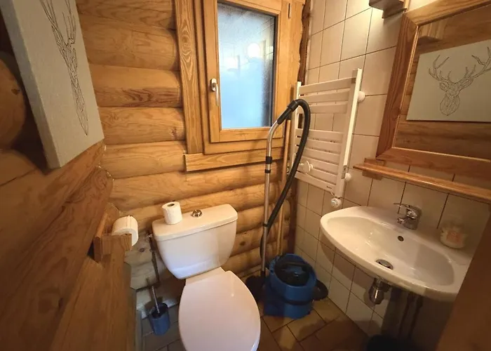 Alpehytte Le Grand Cerf En Rondins Avec Jacuzzi *